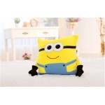 Big Minion 3D Eyes Plush Soft Toy Cushion Throw Pillows